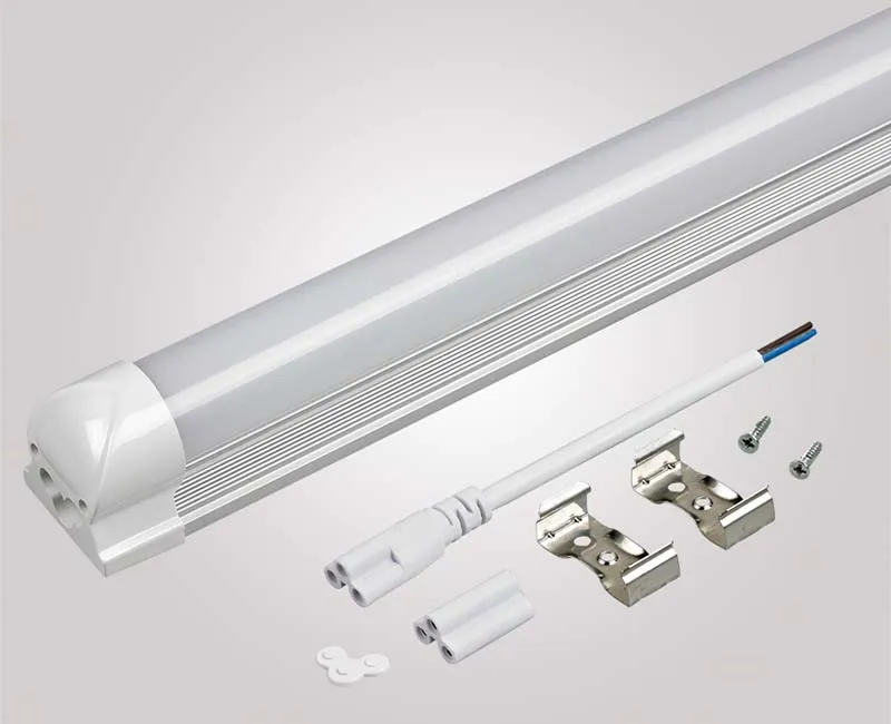 8 ft LED tube T8 LED Fluorescent Tubes SMD2835 Integrated Replacement LED Tubes 2.4m 45W Warm Natural Cool White High Efficiency