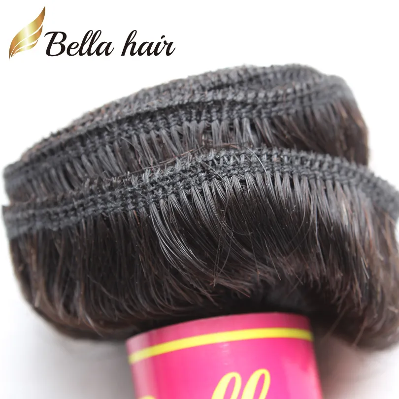 Brasilianische Haarverlängerungen weben Qualität färbbar natürlicher peruanischer Malaysia Indisches junges menschliches Haar 3 Bündel Körperwelle wellig Julienchina Bella