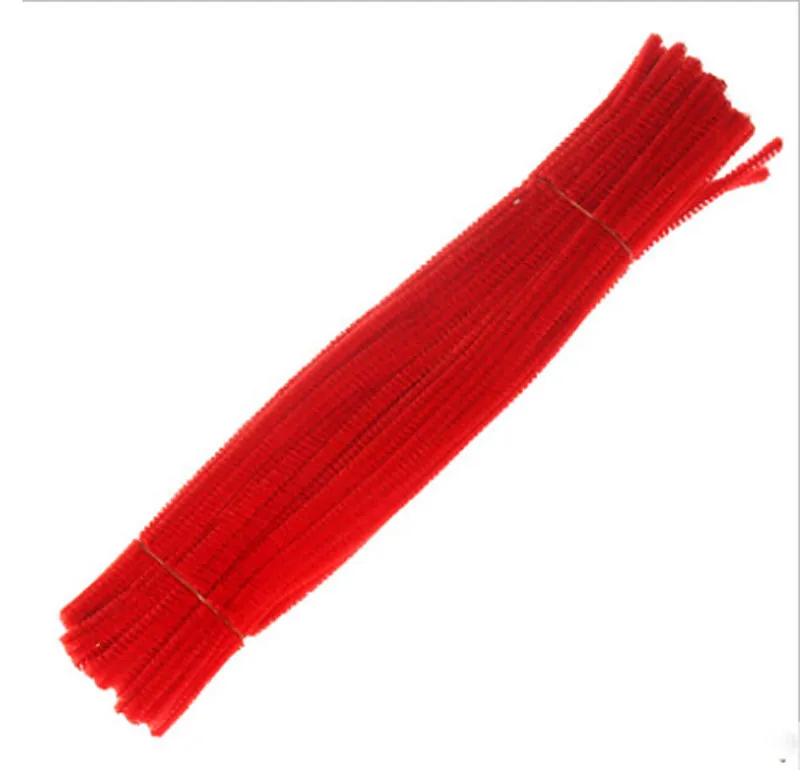 150 Red Pipe Cleaners Craft Chenille Stems – BLUE SQUID USA