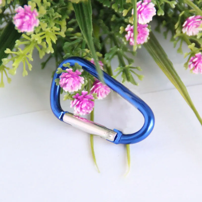 5 Small Multi Purpose Mini Carabiner Aluminum Quickdraw Climbing