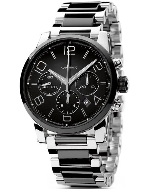 Gorąca sprzedaż styl sportowy zegarek męski zegar zegarki ze stali nierdzewnej mechaniczny automatyczny zegarek na rękę dla człowieka MBL05