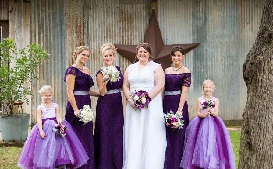 Flower girl outlet dresses lilac color