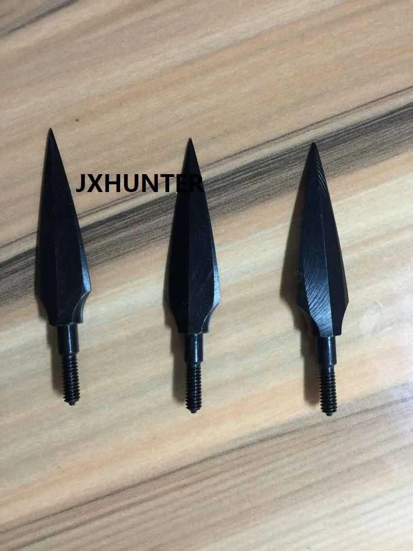 archery hunting traditional arrow points 150 grain vintage broadheads for compound bow hunting black color