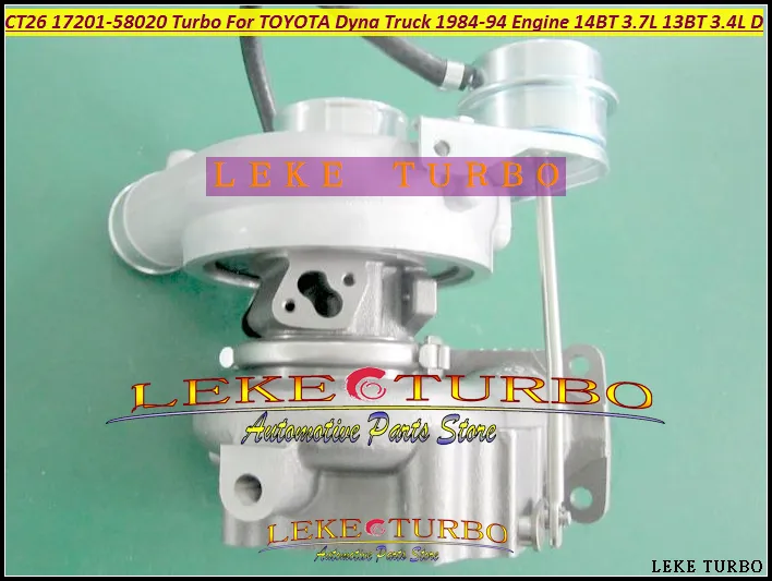 الجملة الجديدة CT26 17201-58020 1720158020 17201 58020 Turbo Turbocharger for Toyota Dyna Truck 1984-94 Engine 13BT 3.4L؛ 14BT 3.7L D