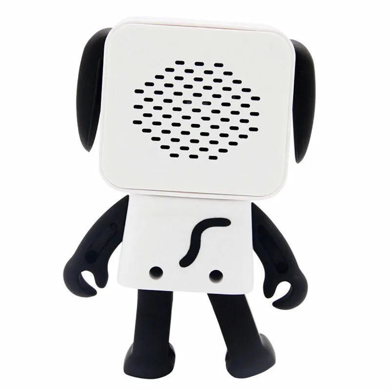 Bluetooth Sound Robots Cartoon Intelligent Entertainment Robot Dancing Speaher Robot Children Toys Square Robot Gifts DHL Free