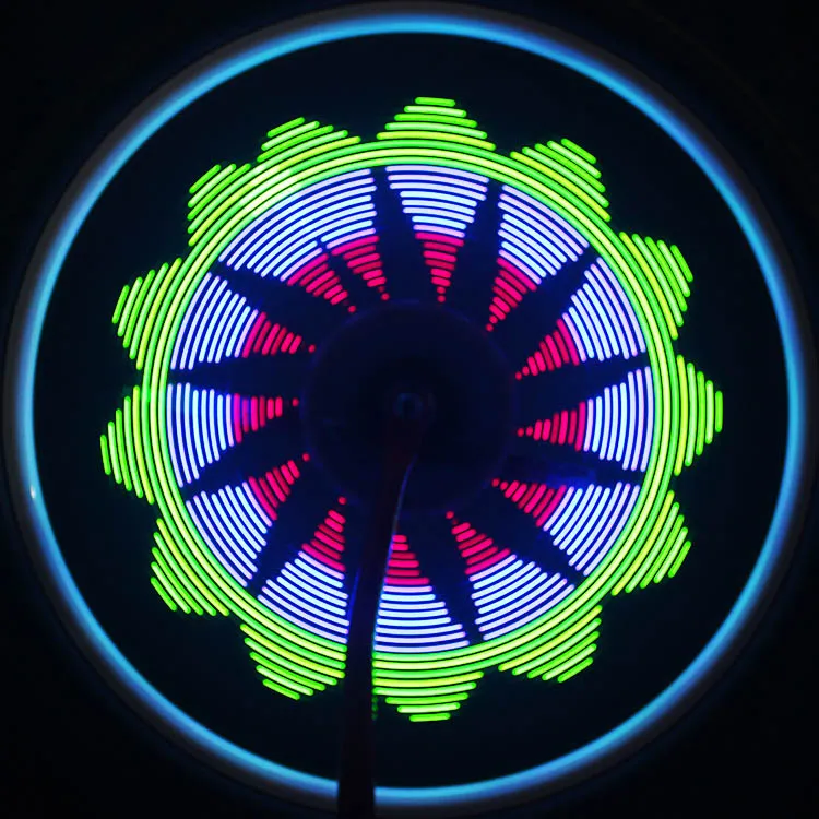 New Arrival Waterproof Led Bike Light Double Side Display 48LED 48