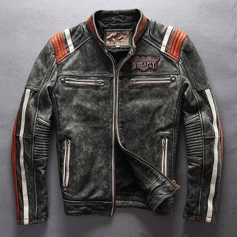 DHgate.com:Genuine Fly Leather American Customs Motor Spirit