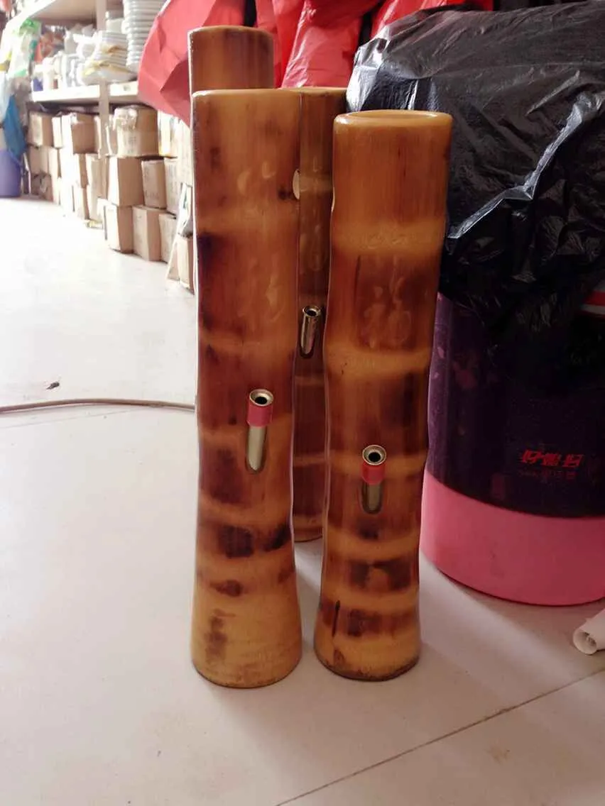 Дымоход артефакт тонкого помола плюс классический бамбук бамбук головы кальян трубы водопровод Юньнань рот