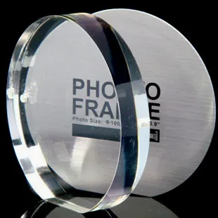 Round Acrylique / Plexiglas Cadres avec des cadeaux Creative magnétiques pour PF006 Special Day