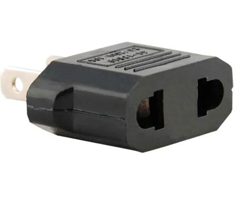 EU till US Euro Europe till US USA Power Jack Wall Plug Converter Travel Adapter 50st 9185589