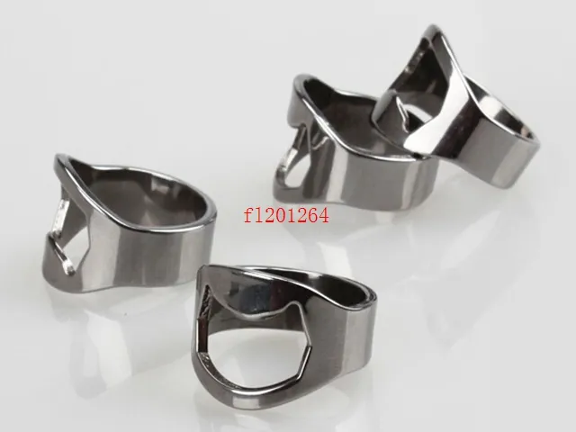 Fedex DHL Stainless Steel Finger Ring RingShape Beer Bottle Opener For Beer Bar Tool 20mm 22mm 24mm Size R01 lot2881901