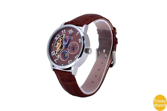 New arrival men Fashion sports Brand Quartz Wristwatches Casual leather Watches