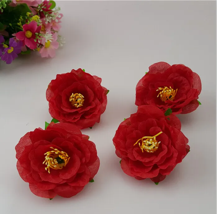 2016 Rose Small Flowers Simulation Tee Rosen Handgelenk Corsage Blumen Seidenblume Brautkranz machen HJIA0315415540