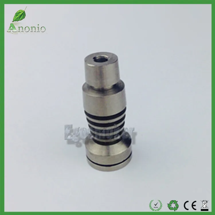 GR2 Titanium Nail 14.4mm 18.8mm Dual Function GR2 Waxolie Waterpijp Roken Glas Bubbler Water Pijpen Bong Bongs Ash Dab Rigs