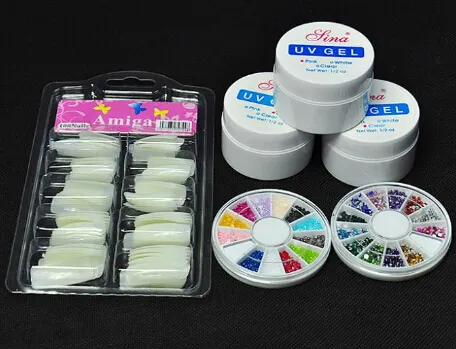 Nova Lâmpada branca de chegada UV Gel Nail New Pro 36W UV Gel Nail Art Tools Sets Kits4719648