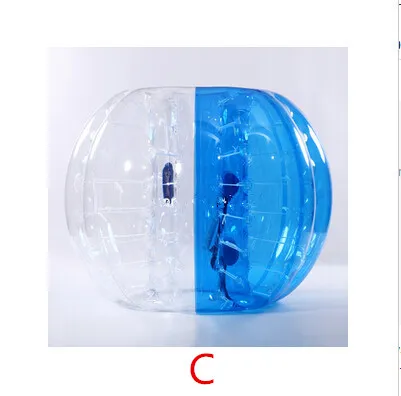 4ピース/ロット1.5メートルPVC Zorbボール膨脹可能なバンパーボールバブルサッカーゾーリングアウトドアスポーツスポーツの無料出荷