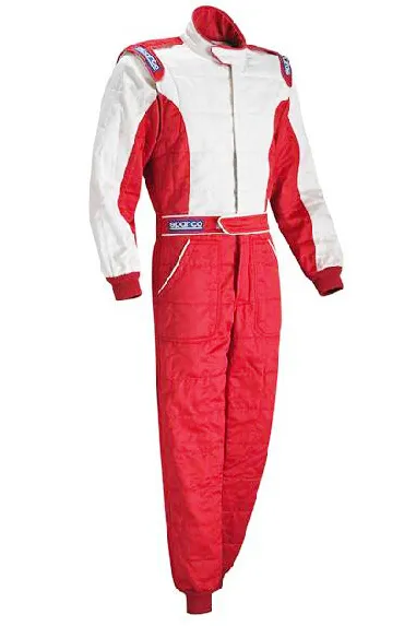 Motorautoracepak overall jas broek set geschikt voor heren en dames zwart blauw rood polyester niet brandveilig2473548