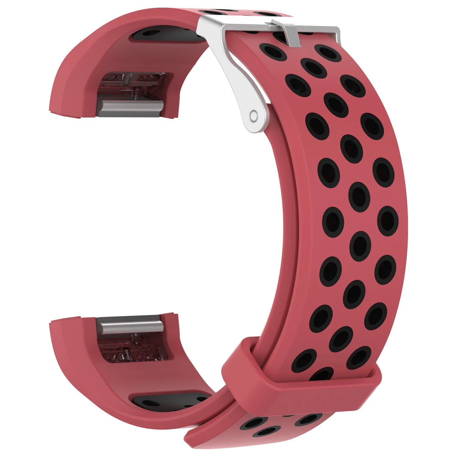 Fitbit 충전 2 심장 박동 스마트 팔찌 팔찌 시계 밴드에 대 한 새로운 스타일 소프트 실리콘 TPU 교체 스트랩