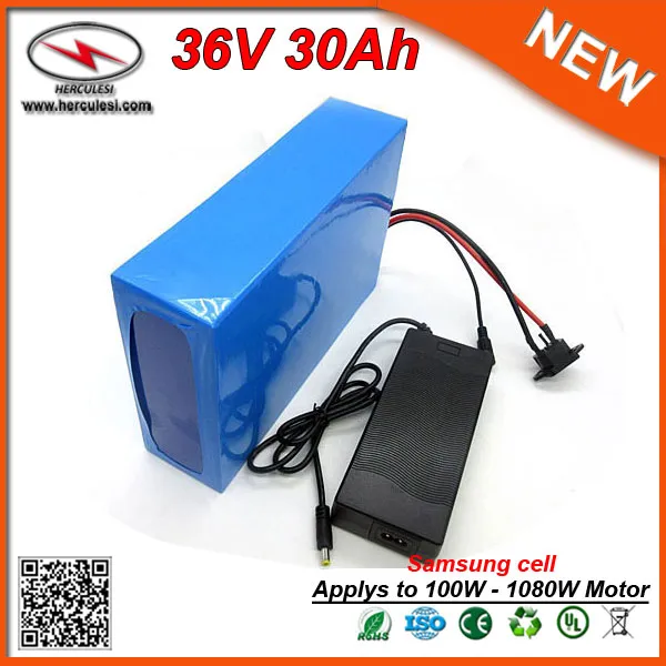 Pack De Batterie Au Lithium De Vehicule Electrique 36V 1000W Cellules Samsung 18650 30A BMS Charger Du 369 15 DHgate