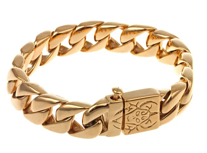 Buy 18k Cuban Link Bracelet for Men Gold Mens Cuban Bracelet Mens Bracelet  Mens Gold Bracelets Mens Chain Bracelet Valentines Gift Man Boyfriend  Online in India - Etsy