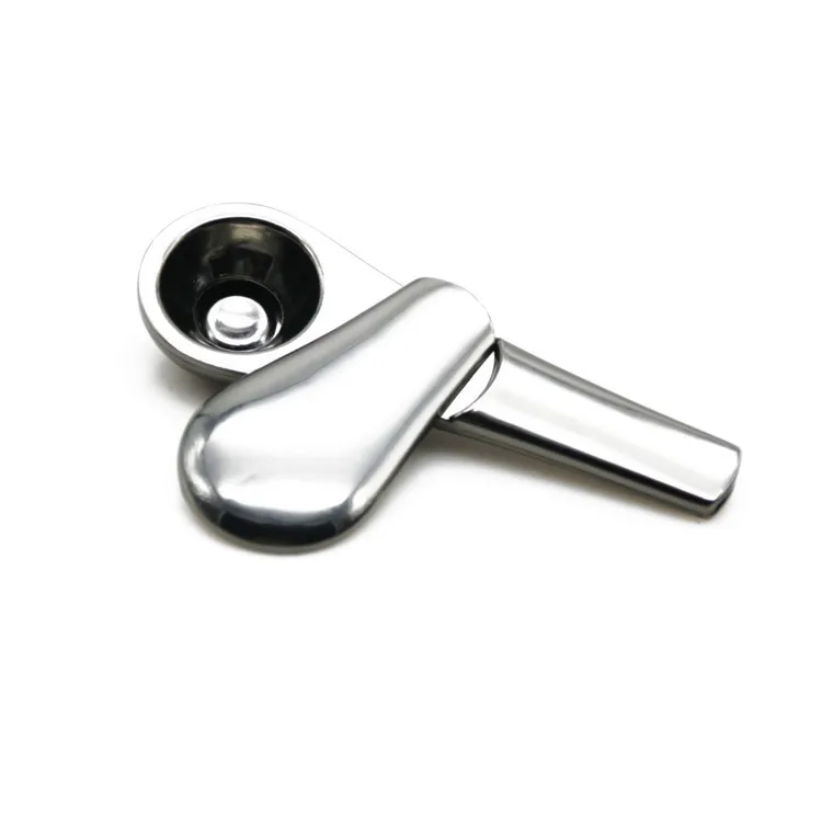 magic spoon Smoking Pipes Metal Magnet hand Pipe Zinc Alloy 95mm burner for dry herbs Tobacco Pipes