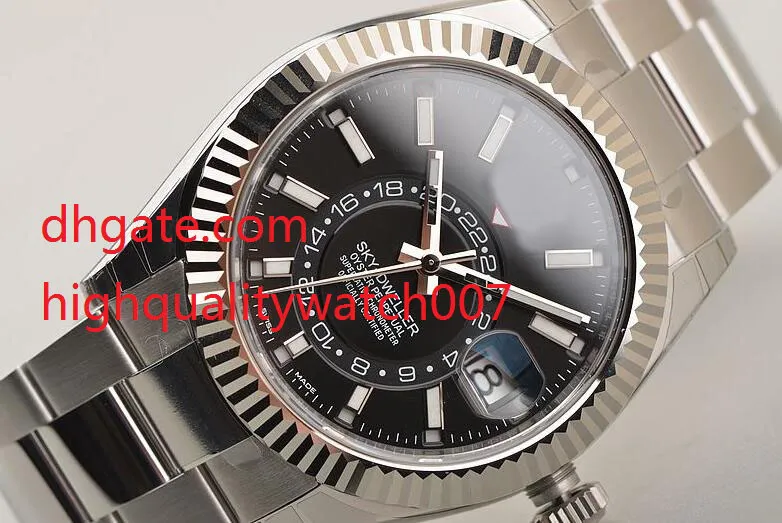 Classic Series Steel Automatic 42 mm Bezel Black Watch Asia ETA2813 Movement Stainless Mens