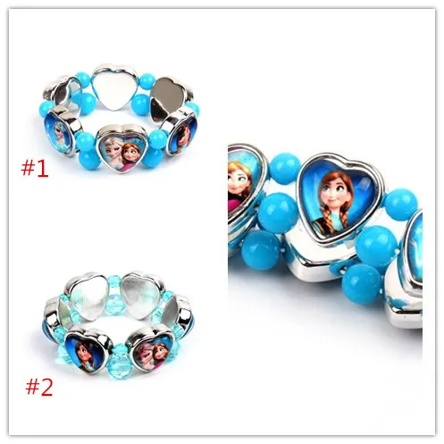 Fashion Bracelets Frozen Elsa Anna Braclets Baby Girl Hand Stretch Bracelets Kids Cartoon Bracelets Children Holiday Fashion Bracelets Frozen Elsa Anna Braclets Baby Girl Hand Stretch Bracelets Kids Cartoon Bracelets Children Holiday