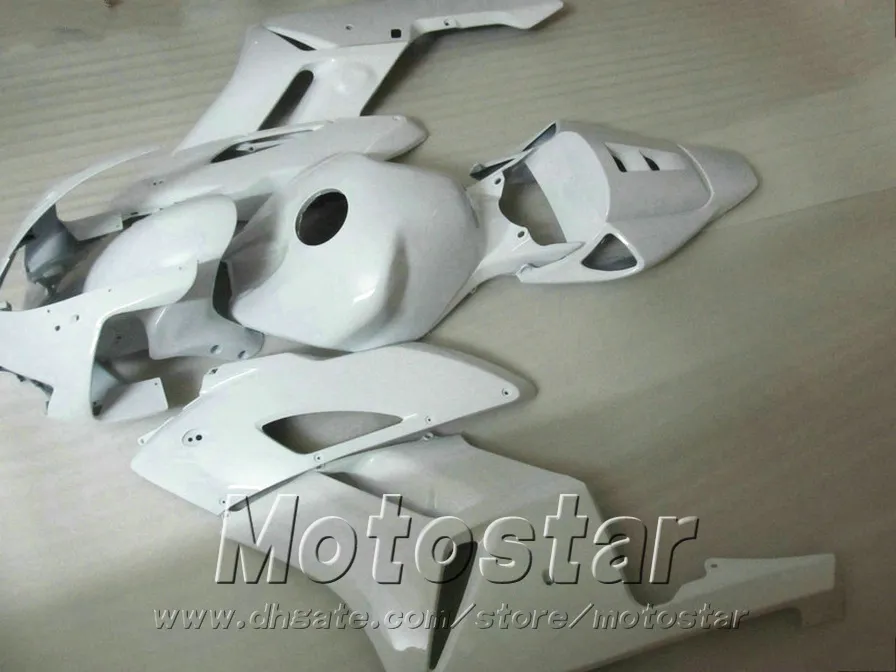 Injection mold fairings for HONDA CBR1000RR 04 05 CBR 1000 RR 2004 2005 all white fairing body kit KA92