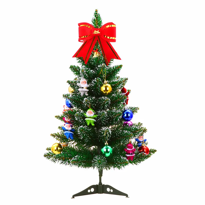 artificial christmas trees 60cm/23.6 inch christmas tree table with 6 packages decoration for home and office decoration CT001