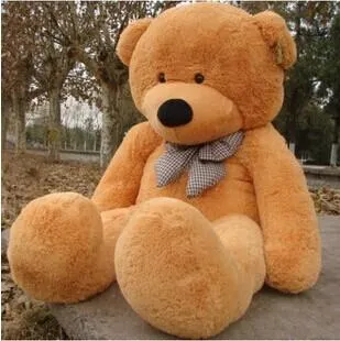 Yeni gelen dev dik açı ölçümleri 200cm/78''Sch oyuncak ayı peluş büyük yumuşak oyuncak peluş oyuncaklar sevgililer günü hediyesi 5 renk kahverengi