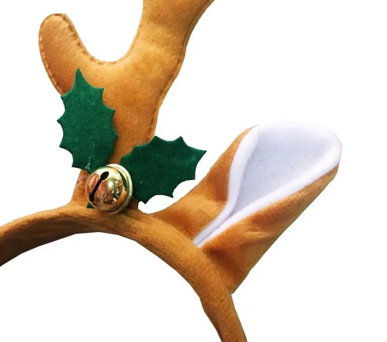 크리스마스 장식 사슴 종 대형 Antlers 크리스마스 헤드 후프 버클 크리스마스 파티 공급 업체 휴일 선물