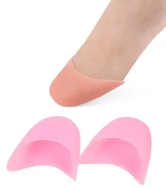 Coussinet d'orteil en silicone pour danseuse de ballet, 3 couleurs, avec trous, coussinet de pied avant en silicone, soulage, 100, paires