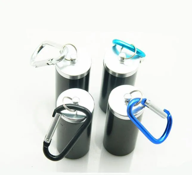 Portable Metal Ashtray Ashtray Cover with Cylindrical Keychain Car