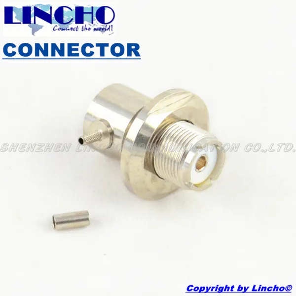 10 pcs RF ângulo direito uhf fêmea so239 conector de antena de rádio do carro conector coaxial rg316 cabo rg174