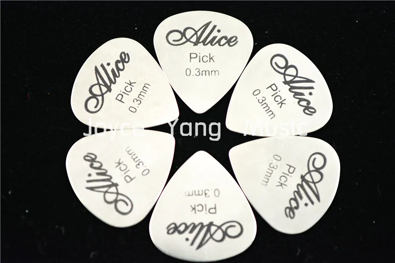 Alice Stainless Steel Electric Guitar Bass Picks 3Type 03mm Plectrums1 Plastic Picks Holder Case Box 6274185