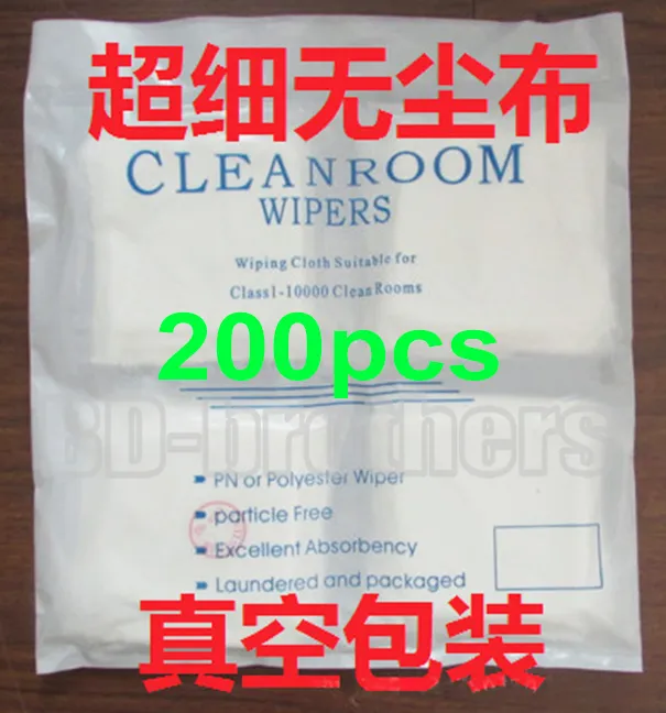 200pcs/bag 9 x 9cm Cleanroom Wipers Cleaning Cloth Wipes Paper Stencil Wping Paper