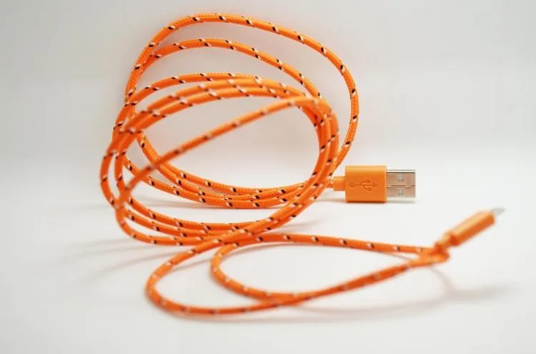 1m 3FT 2M 6FT 3M 10FT Micro USB волоконно-Плетеный кабель для зарядки данных удлиненный тканевый трикотажный зарядный шнур для мобильного телефона смартфон