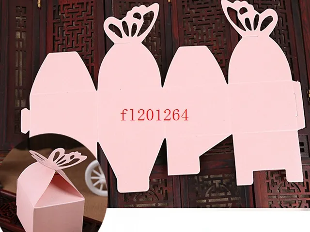 Pearl paper Wedding Butterfly Candy Box Baby Shower Favor Box Favour Box Gift Box 