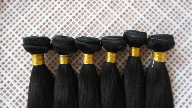 Prezzo poco costoso di estensioni dei capelli diritti serici trame dei capelli possono essere tinti vietnamita / cinese capelli umani del Virgin online