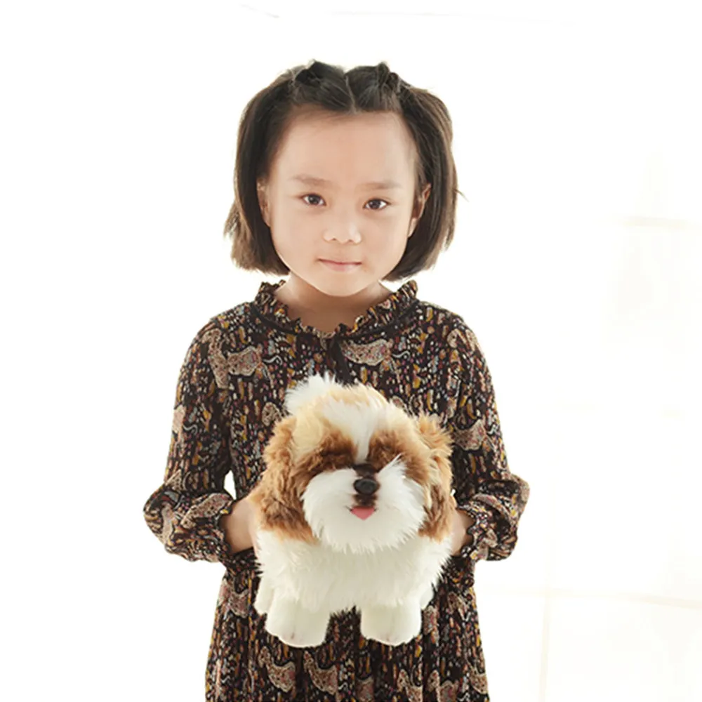 lifelike stuffed shih tzu