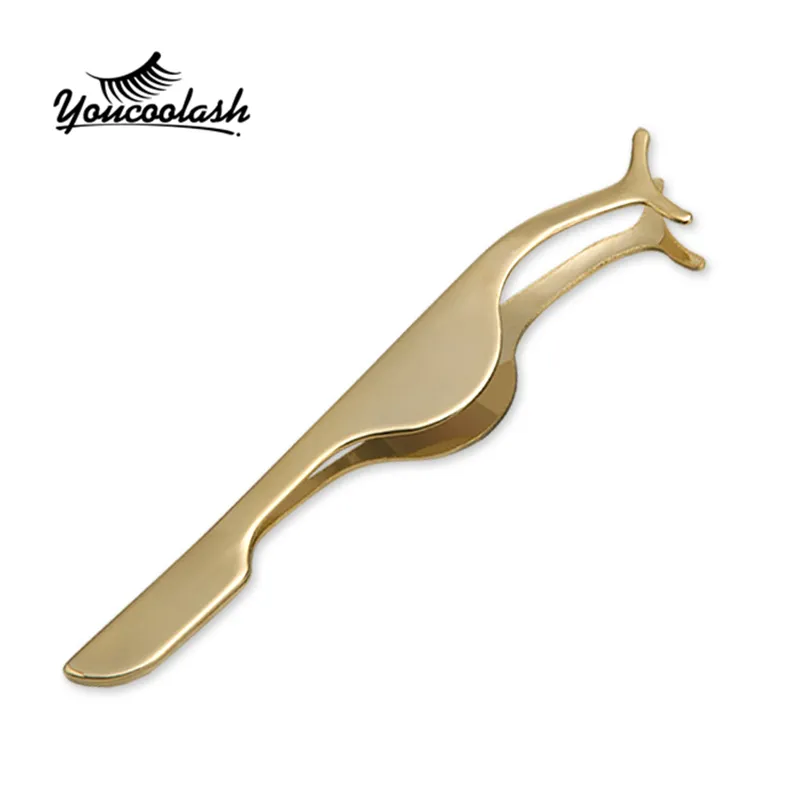 Rose Golden False Wimper Curler Lashtweezers Applicator Clip Beauty Makeup Tool Make Up Wimpers Tweezer Lash Curlers