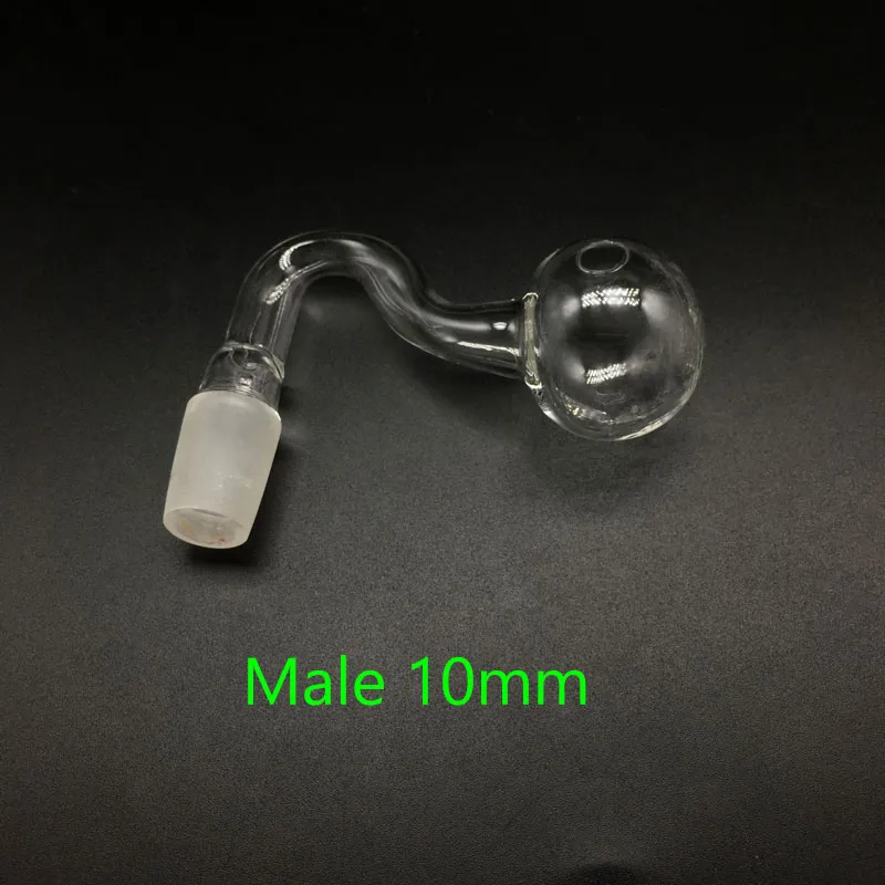 Nouveau grand pas cher coloré Pyrex verre brûleur à mazout 10mm 14mm 18mm femelle tuyau de brûleur à mazout en verre clair tuyaux de brûleur à mazout banger Nail