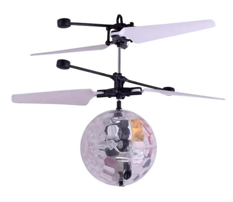 3 Types Crackle Crystal RC Flying Ball Infrarouge Sens Induction Mini Avion LED Clignotant Télécommande UFO Jouets Avec Emballage De Vente Au Détail