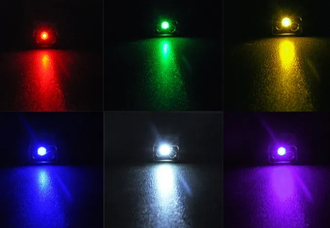 ODM Yüksek Güç 3W 12 Feet RGBVYW LED Diyot Işık Boncuk Sahne Işığı vb