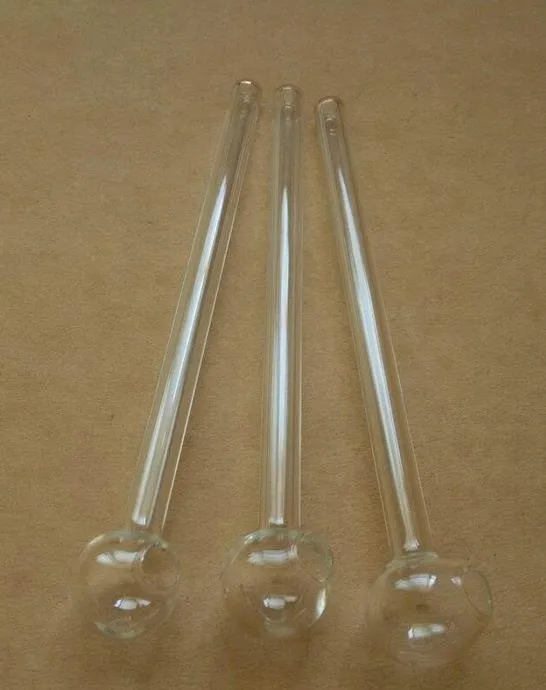 Großhandel Glass Shisha Accessoires, Glas Bong -Zubehör, verlängerter gerade Verbrennertopf 14 cm, kostenloser Versand, großer besser