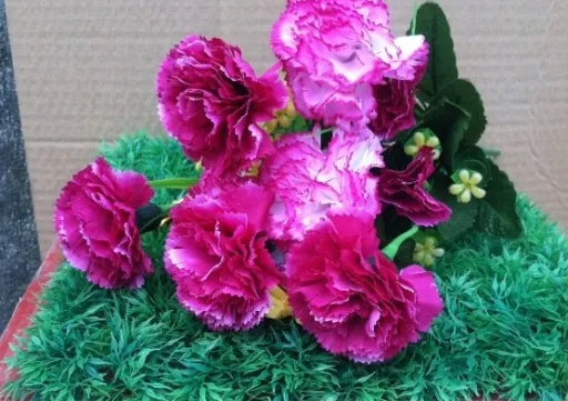 Flor de cravo Exibir flor real toque não-poluentes Simulação Flor Artificial de Casamento ou Casa Flor Decorativa frete grátis