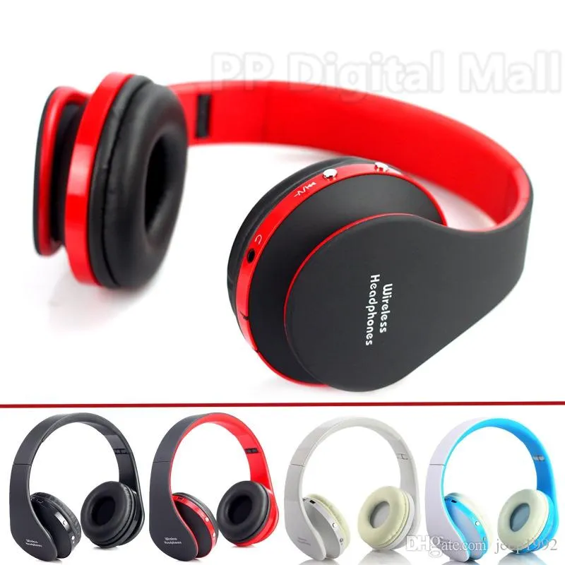 Foldable 3.5mm Wireless Stereo Bluetooth Headphone Headband Earphone USB For iPhone Laptop Mobile phones samsung huawei