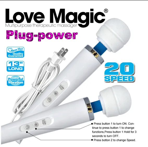20 Speed Magic Wand Massagers Powerful Handheld... From Huacheng01, $13.95  | DHgate.Com