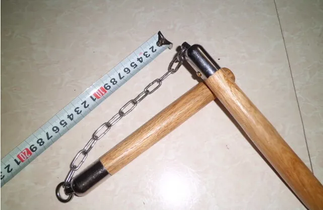 Nuovo legno Nunchaku di alta qualità per le provviste di esercizi per lo spettacolo di arti marziali297b