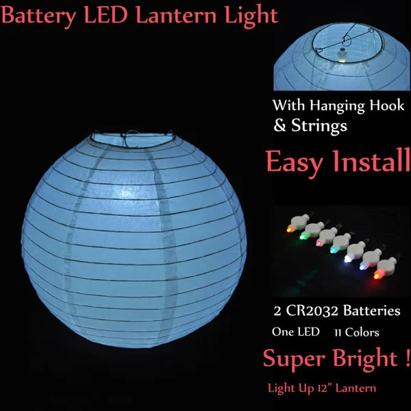 Bateria 200plot obsługiwana bateria LED LED Latarn LED LED Floralyte Light Floral dla papierowej latarni jako ślub PA4091372